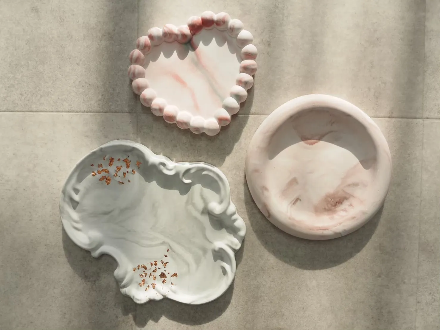 石膏アートのほか新たなメニューも用意